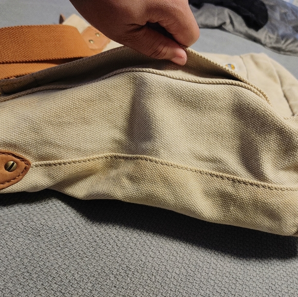 Canvas and Leather tote - Picture 5 of 9